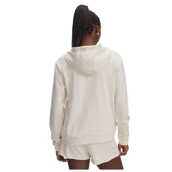 Sudadera con Capucha Mujer Under Armour Rival Terry Hoodie Blanco S