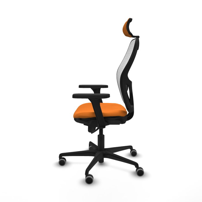 PIQUERAS Y CRESPO Silla de oficina Jorquera Naranja y Blanco PIQUERAS Y CRESPO Silla de oficina Jorquera Naranja y Blanco