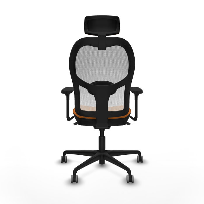 PIQUERAS Y CRESPO Silla de oficina Jorquera Naranja y Blanco PIQUERAS Y CRESPO Silla de oficina Jorquera Naranja y Blanco
