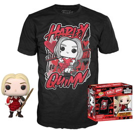 Funko Set Figura POP & Tee DC Comics Escuadron Suicida Harley Quinn