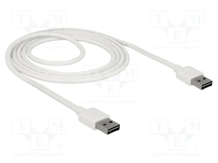 DeLOCK Cable USB 2.0 Tipo A a Tipo A 2 m Blanco 85194 DeLOCK Cable USB 2.0 Tipo A a Tipo A 2 m Blanco 85194