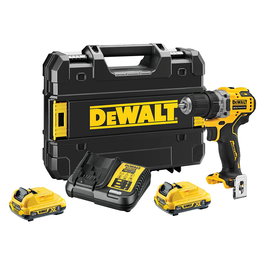 Dewalt Atornillador DCD701D2 12V Sin Escobillas con 2 Baterías 2.0Ah