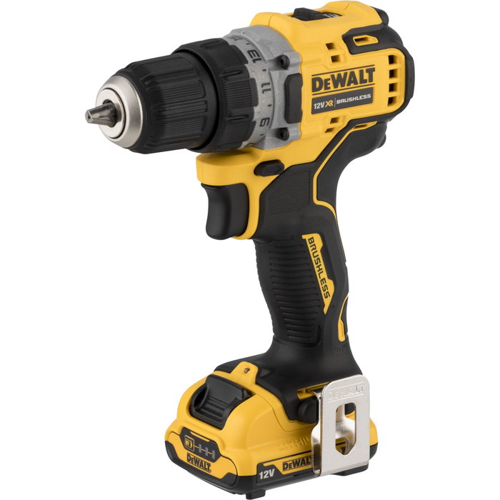 DeWalt DCD701D2-QW Atornillador y Taladro Inalámbrico 12V con 2 Baterías de 2.0 Ah