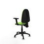 PIQUERAS Y CRESPO Silla de oficina Aýna color Pistacho con Brazos 2D