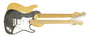 Guitarra Eléctrica Aria St 714-Mk2-Fullerton Negra Translúcida