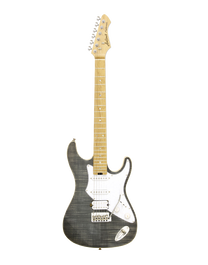 Guitarra Eléctrica Aria St 714-Mk2-Fullerton Negra Translúcida