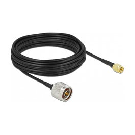 DeLOCK Cable de antena N macho a SMA macho LMR/CFD100 10 m