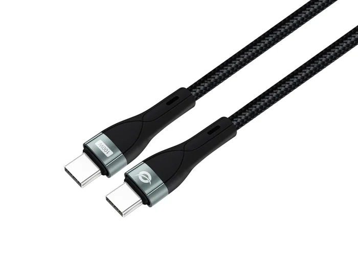 Conceptronic ETTA01B20 Cable USB C Macho a USB C Macho 2m, PD 3.0 100W, USB 2.0 480 Mbps, Color Negro