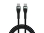 Conceptronic ETTA01B20 Cable USB C Macho a USB C Macho 2m, PD 3.0 100W, USB 2.0 480 Mbps, Color Negro