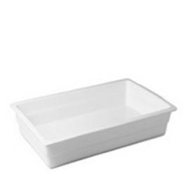VERBANO Cubeta Porcelana GN 1/2 para buffet, 32.5x26.5x6.5 cm