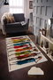 Conceptum Hmnt47 Alfombra de Pasillo 100x200 cm Poliéster Impresión Digital 3D Antibacteriana Antideslizante