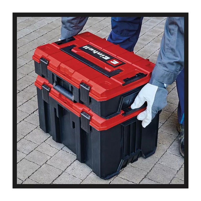 Einhell Systemkoffer E-Case M (negro/rojo) Einhell Systemkoffer E-Case M (negro/rojo)