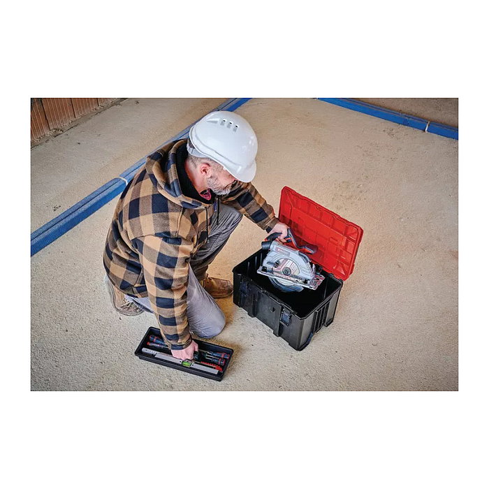 Einhell Systemkoffer E-Case M (negro/rojo) Einhell Systemkoffer E-Case M (negro/rojo)