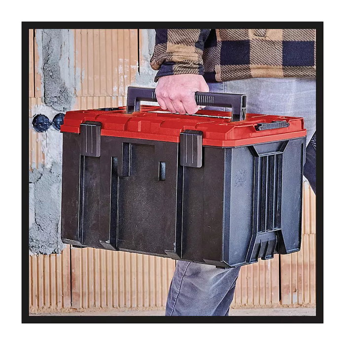 Einhell Systemkoffer E-Case M (negro/rojo) Einhell Systemkoffer E-Case M (negro/rojo)