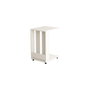 Hanah Home Mesa Auxiliar Edi - White Color Blanco, 37x60x45 cm