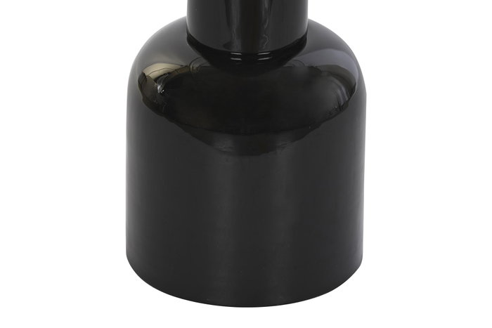 DKD Home Decor Mesita Auxiliar Moderno Transparente Negro Cristal y Hierro 41 x 57 x 41 cm DKD Home Decor Mesita Auxiliar Moderno Transparente Negro Cristal y Hierro 41 x 57 x 41 cm