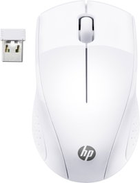 HP Wireless Mouse 220 - Ratón Inalámbrico Blanco Nieve para Viaje, 1600 DPI, 3 Botones, Ambidestro, Compatible con Chromebook