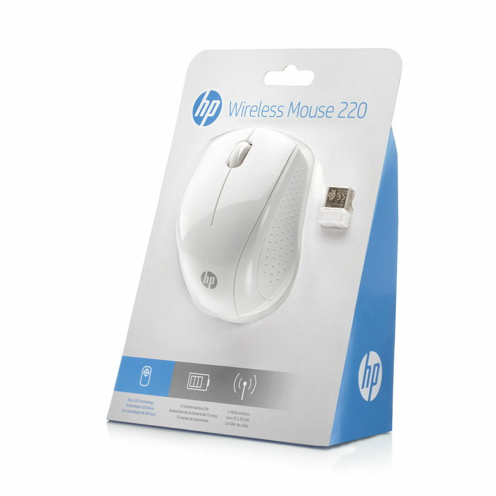HP Wireless Mouse 220 Blanco Nieve