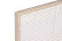 DKD Home Decor Cuadro Lienzo Foam Abstracto 3D Blanco 60x60x2,5 cm (Pack de 4)