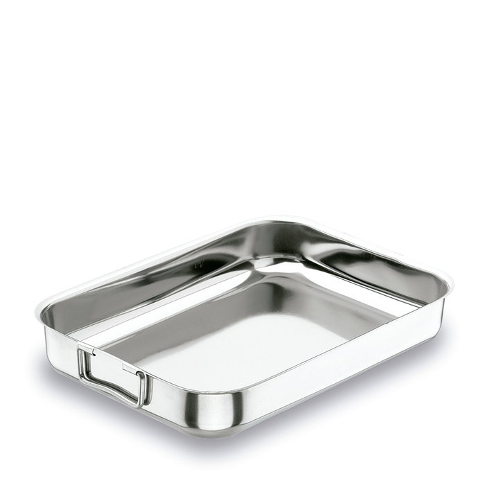 Lacor Rustidera Ligera de Acero Inoxidable, 50x36 cm, Altura 8.5 cm, para Cocina Lacor Rustidera Ligera de Acero Inoxidable, 50x36 cm, Altura 8.5 cm, para Cocina