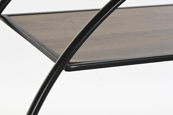 DKD Home Decor Estanteria Loft Negro Gris Claro Metal Abeto 30 x 100 x 90 cm DKD Home Decor Estanteria Loft Negro Gris Claro Metal Abeto 30 x 100 x 90 cm