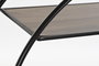 DKD Home Decor Estanteria Loft Negro Gris Claro Metal Abeto 30 x 100 x 90 cm