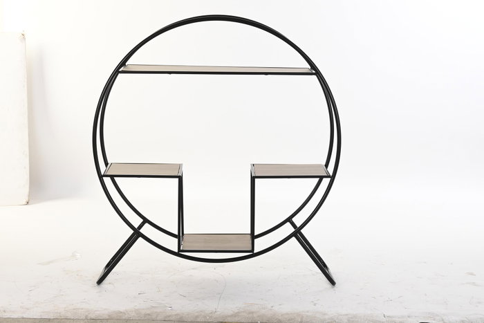 DKD Home Decor Estanteria Loft Negro Gris Claro Metal Abeto 30 x 100 x 90 cm DKD Home Decor Estanteria Loft Negro Gris Claro Metal Abeto 30 x 100 x 90 cm