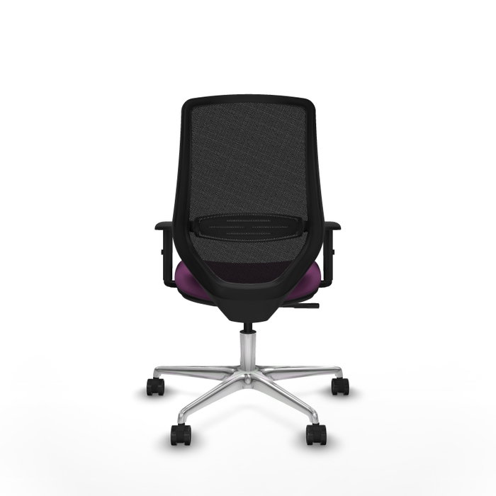 PIQUERAS Y CRESPO Silla de oficina Mardos con mecanismo Sincro, Morado y Negro