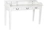 DKD Home Decor Formentera23 Escritorio Mediterraneo Blanco Roto 150 x 57 x 100 cm