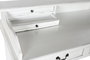 DKD Home Decor Formentera23 Escritorio Mediterraneo Blanco Roto 150 x 57 x 100 cm