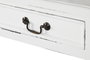 DKD Home Decor Formentera23 Escritorio Mediterraneo Blanco Roto 150 x 57 x 100 cm