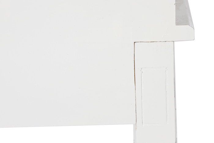 DKD Home Decor Formentera23 Escritorio Mediterraneo Blanco Roto 150 x 57 x 100 cm
