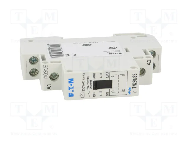 EATON ELECTRIC Z-TN230/SS Relé de instalación monoestable 230VAC 20A EATON ELECTRIC Z-TN230/SS Relé de instalación monoestable 230VAC 20A