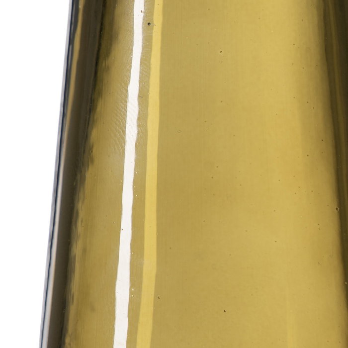 Jarrón Verde Vidrio Reciclado We Care 7,20 X 7,20 X 31 cm (Set de 2)