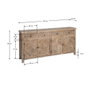 Ixia Aparador de Madera de Pino para Salón 180 x 42 x 88 cm