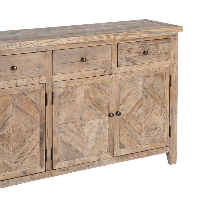 Ixia Aparador de Madera de Pino para Salón 180 x 42 x 88 cm
