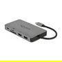DeLOCK 87735 Docking Station USB-C con HDMI 4K, VGA, 2x USB 3.1, Lector SD, LAN, Carga PD 3.0 - Plug and Play para Windows, Mac, Linux