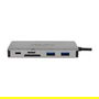 DeLOCK 87735 Docking Station USB-C con HDMI 4K, VGA, 2x USB 3.1, Lector SD, LAN, Carga PD 3.0 - Plug and Play para Windows, Mac, Linux