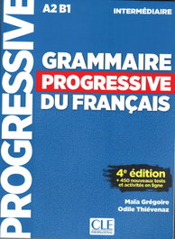 CLE-ANAYA, GRAMMAIRE PROGRESSIVE DU FRANÇAIS - INTERMÉDIAIRE - 4ª ÉDITION (LIVRE+CD)