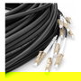 Digitus Cable de Fibra Óptica Multimodo OM4 12 Fibras LC/UPC a LC/UPC Universal Breakout 150m