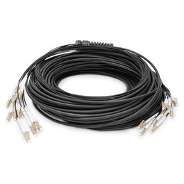 Digitus Cable de Fibra Óptica Multimodo OM4 12 Fibras LC/UPC a LC/UPC Universal Breakout 150m