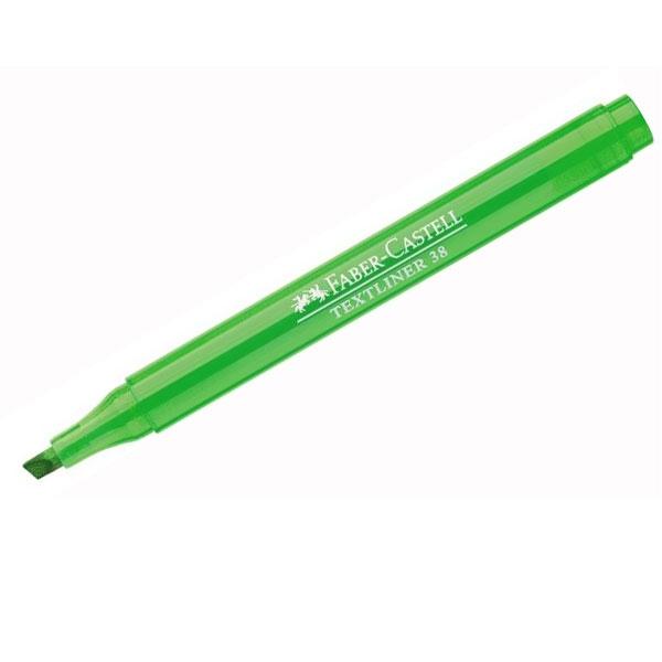 Faber-Castell Textliner 38 Marcador Fluorescente Verde Faber-Castell Textliner 38 Marcador Fluorescente Verde