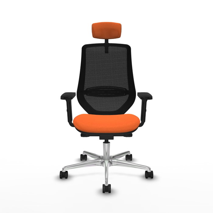 PIQUERAS Y CRESPO Silla de oficina Mardos con mecanismo Sincro/Traslack Naranja y Negro PIQUERAS Y CRESPO Silla de oficina Mardos con mecanismo Sincro/Traslack Naranja y Negro