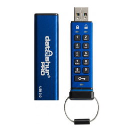iStorage datAshur Pro 64GB USB 3.2 Gen 1 Azul