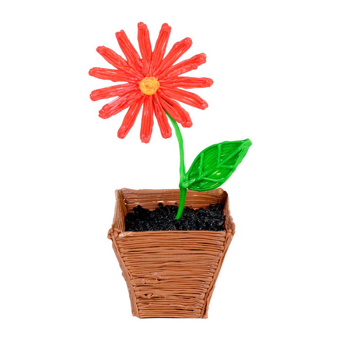 3Doodler Filamento Start+ 250 Piezas Primary Pow Mix, 2.5mm - Colores Rojo, Azul, Verde, Gris - PLA Compostable, No Toxico, Compatible con Start y 3D Build&Play