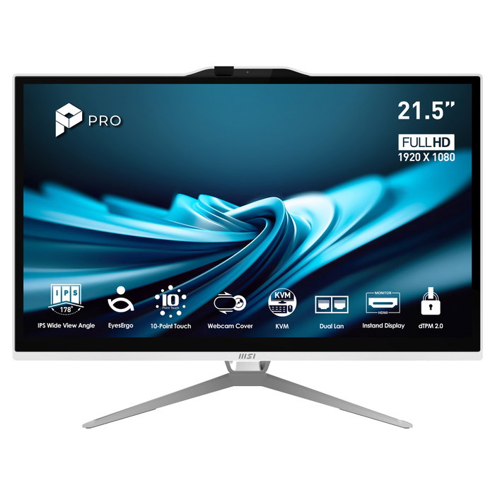 MSI Pro AP222T 14MA-605EU i3-14100/8GB/512GBSSD/W11 Home AZERTY French Layout MSI Pro AP222T 14MA-605EU i3-14100/8GB/512GBSSD/W11 Home AZERTY French Layout