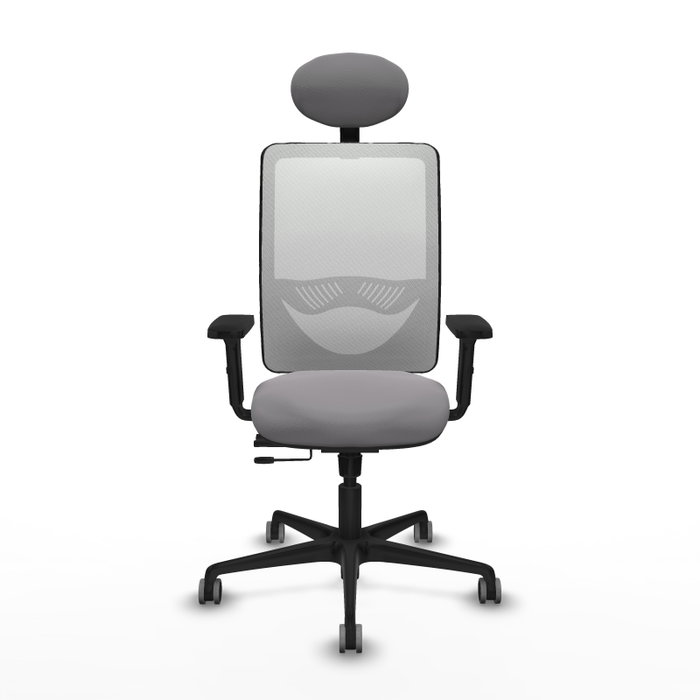 PIQUERAS Y CRESPO Silla de oficina Zulema Gris y Blanco PIQUERAS Y CRESPO Silla de oficina Zulema Gris y Blanco