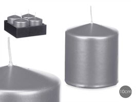 Acorde Vela Taco Plata Ancha 10 cm (9x10x9 cm) (Set de 12)