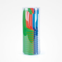 Bifull Bote de Peines con Gancho para Ducha, 12 Unidades