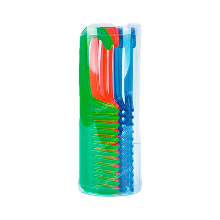 Bifull Bote de Peines con Gancho para Ducha, 12 Unidades
